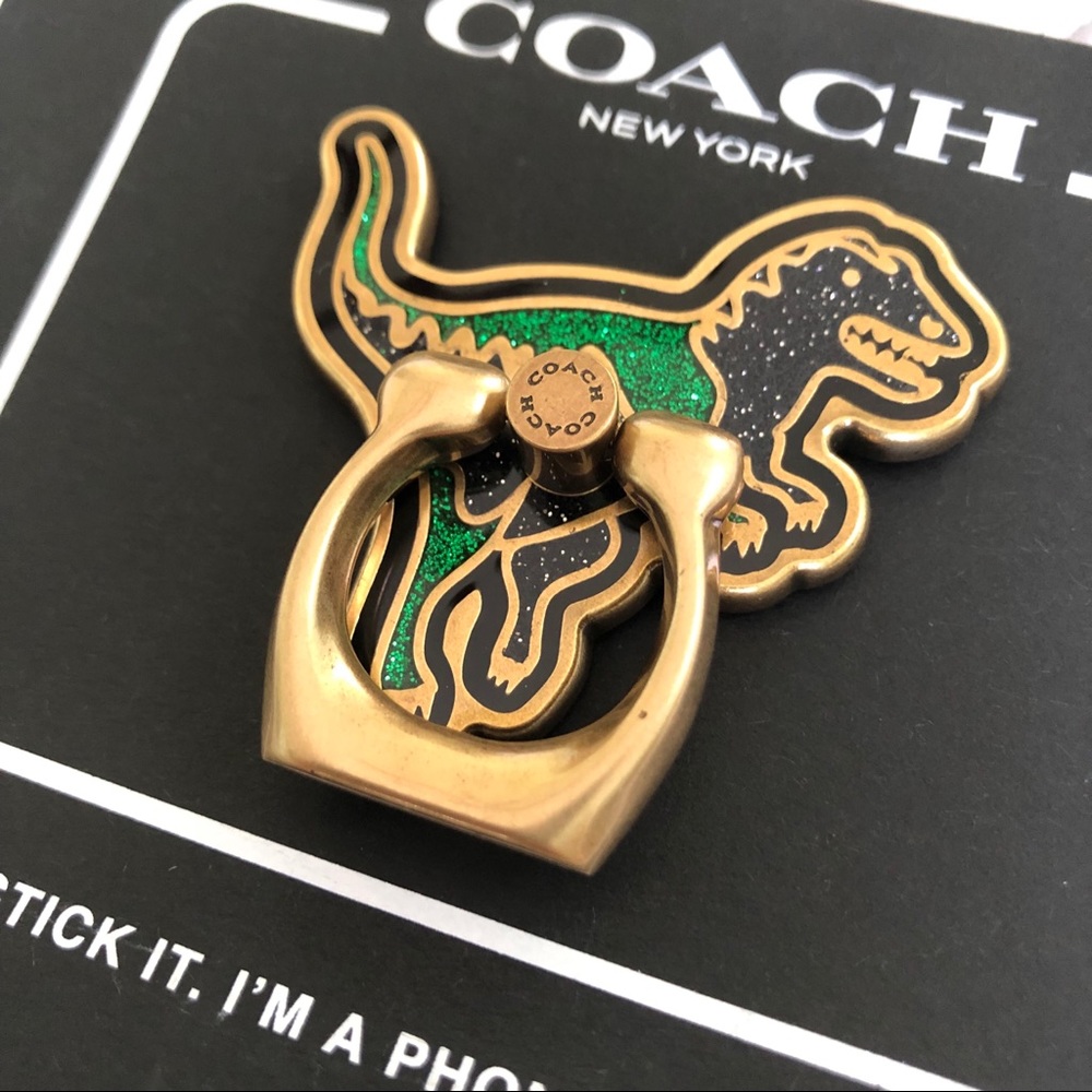 Coach Rexy Phone Grip / Stand NEW - Picture 3 of 7